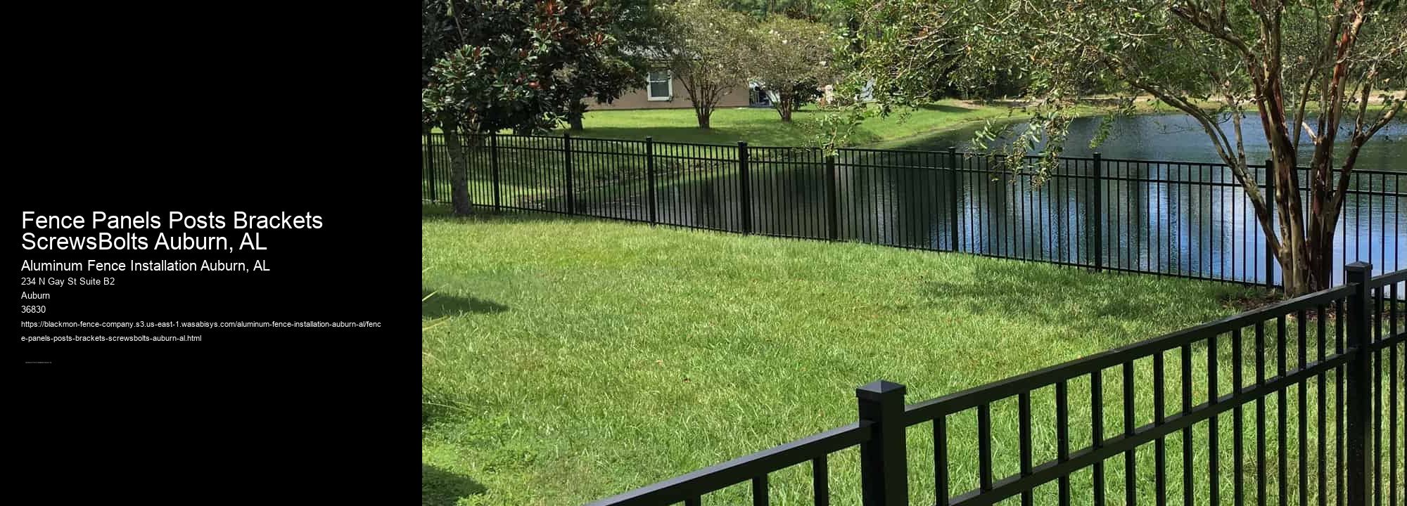 Fence Panels Posts Brackets ScrewsBolts Auburn, AL